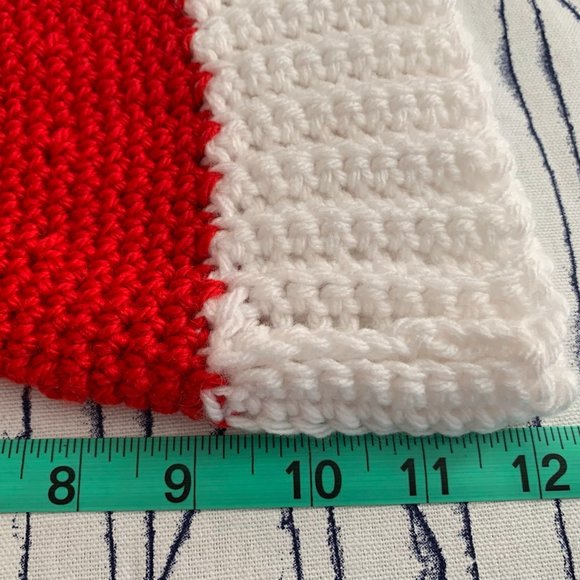 ⭐️Hand Crocheted Children's Christmas Santa Beanie - Picture 12 of 12